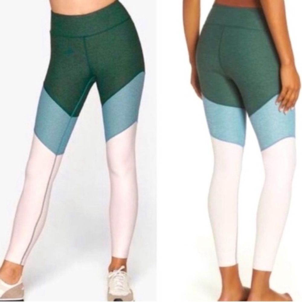 Outdoor Voices Spring 7/8 Tri-Color Leggings Small